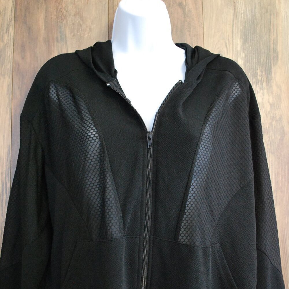 Shein Women's Light Airy Black Mesh Jacket M